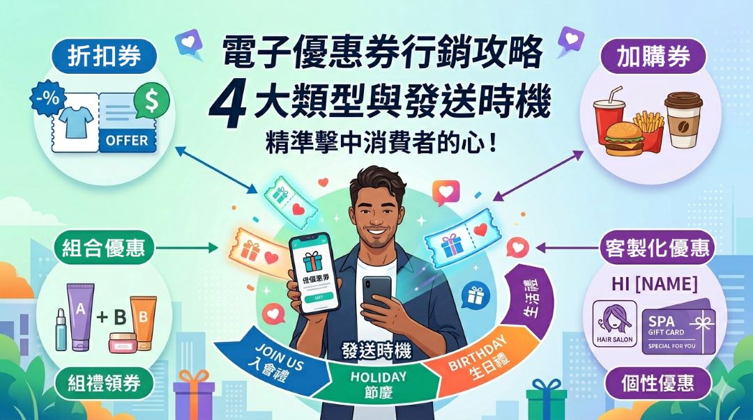 電子優惠券行銷主視覺