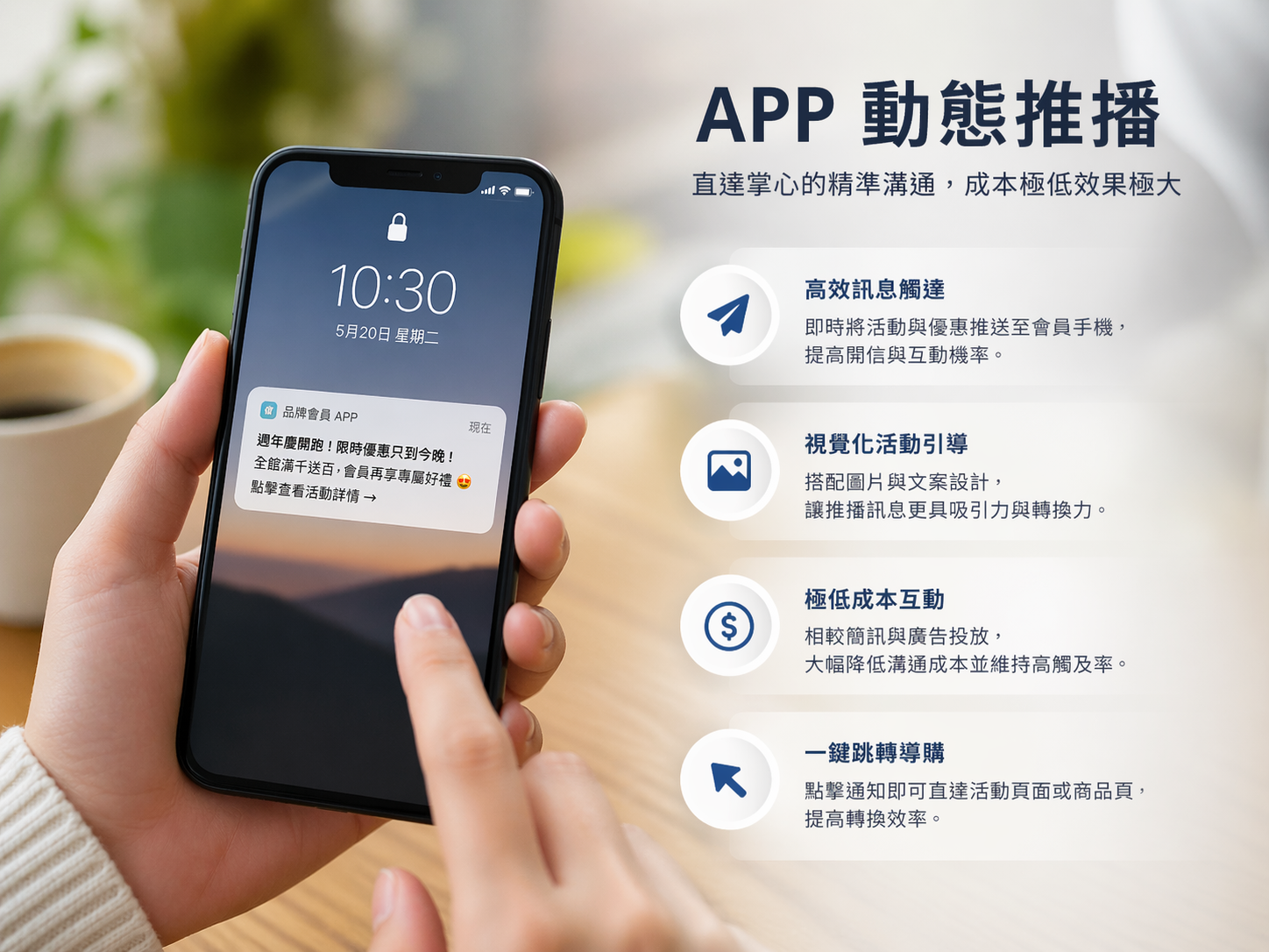APP 推播通知與活動導購情境